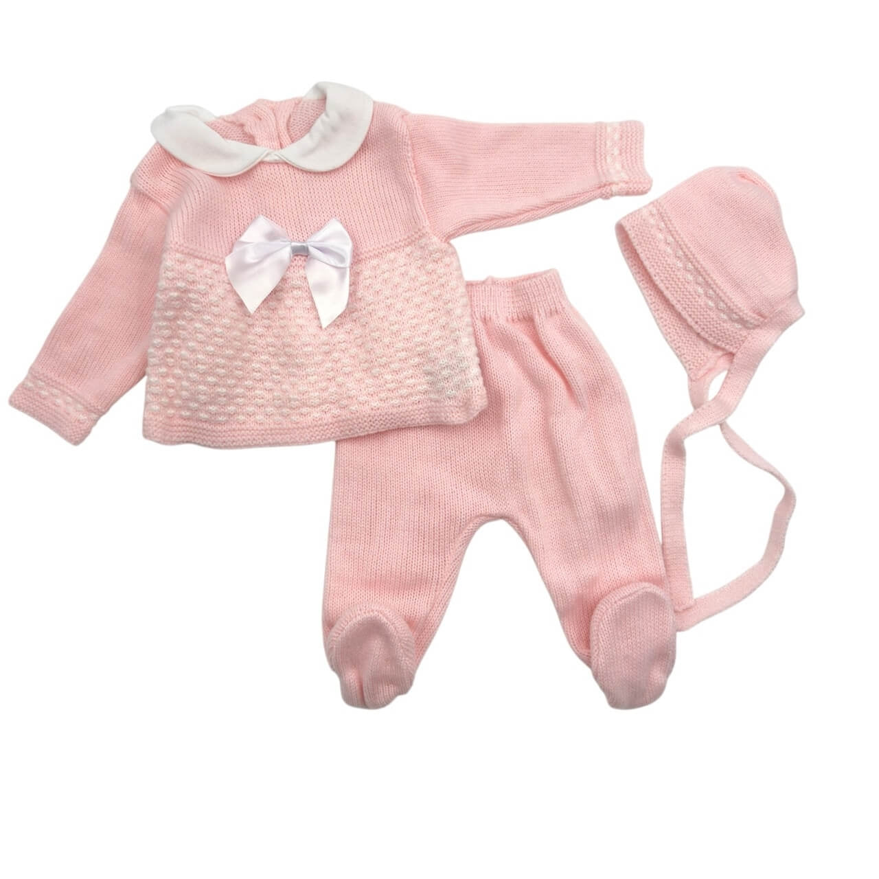 Completo Neonata 3 pezzi In Lana