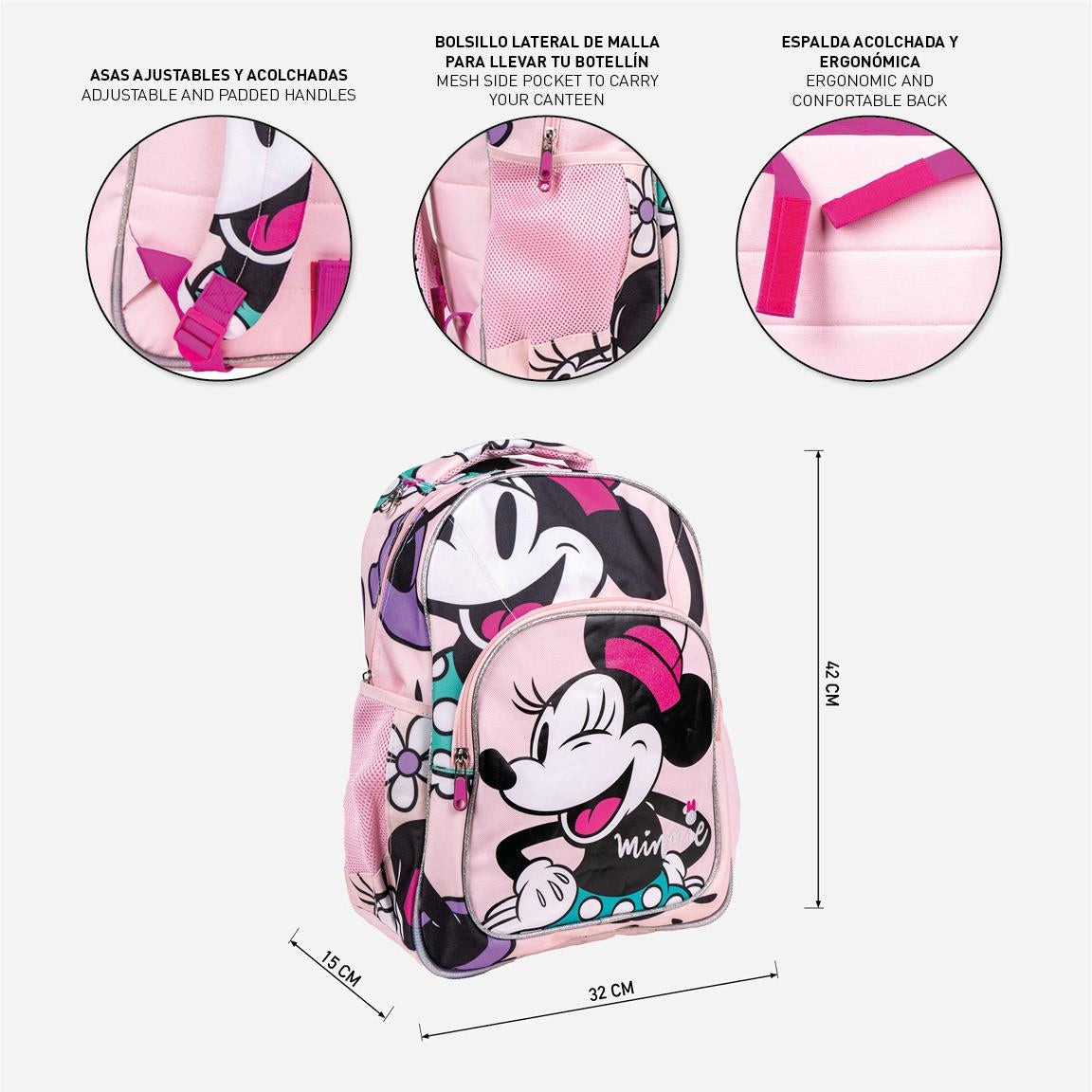 Zaino Minnie Per Elementari