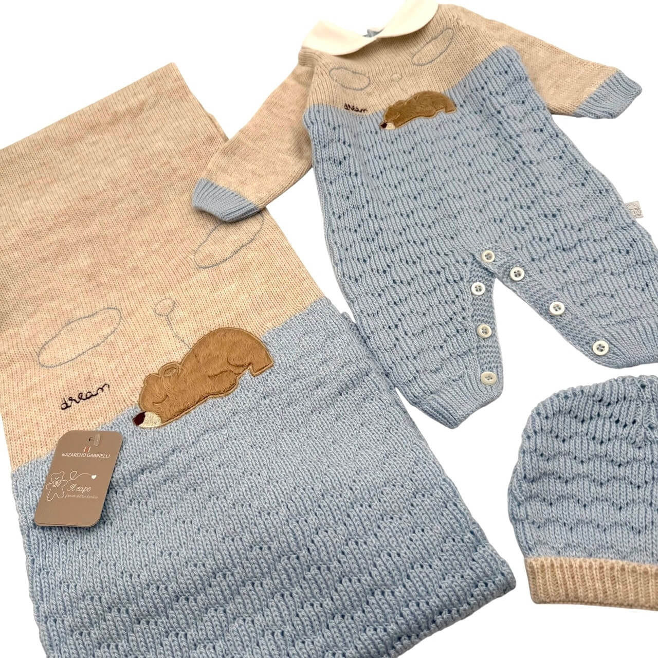 Set 3 pezzi in Lana Nazareno Gabrielli