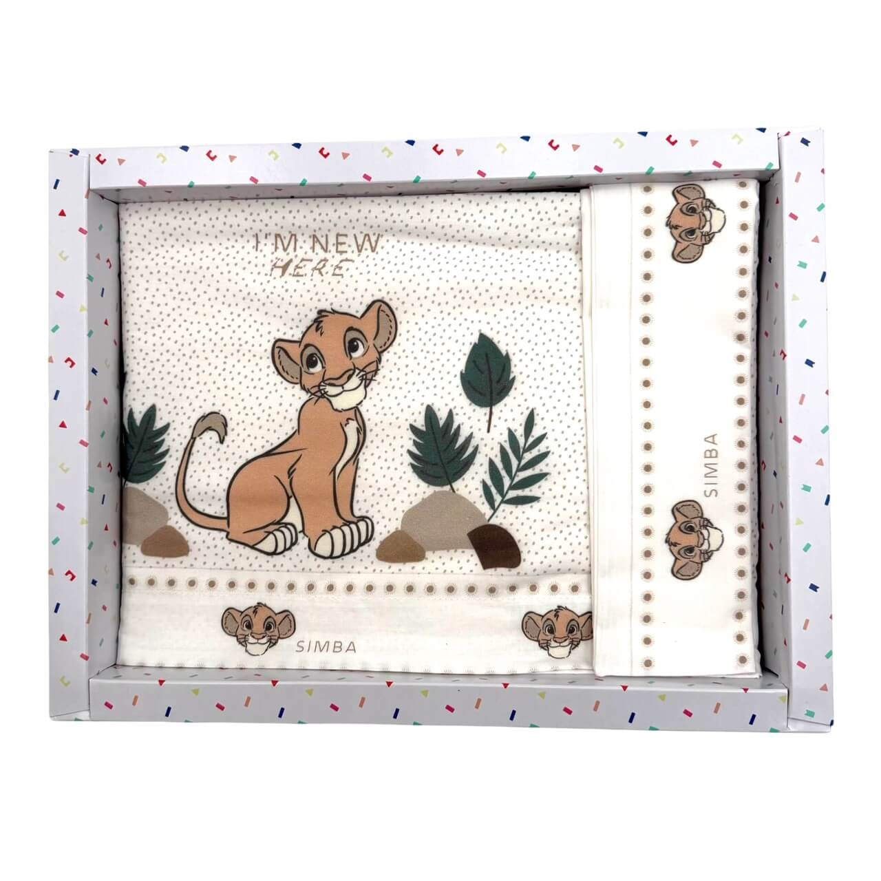 Completo Carrozzina Re Leone Disney 100% Cotone