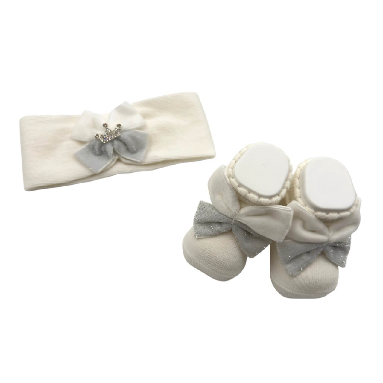 Set fascetta + scarpe in Caldo Cotone