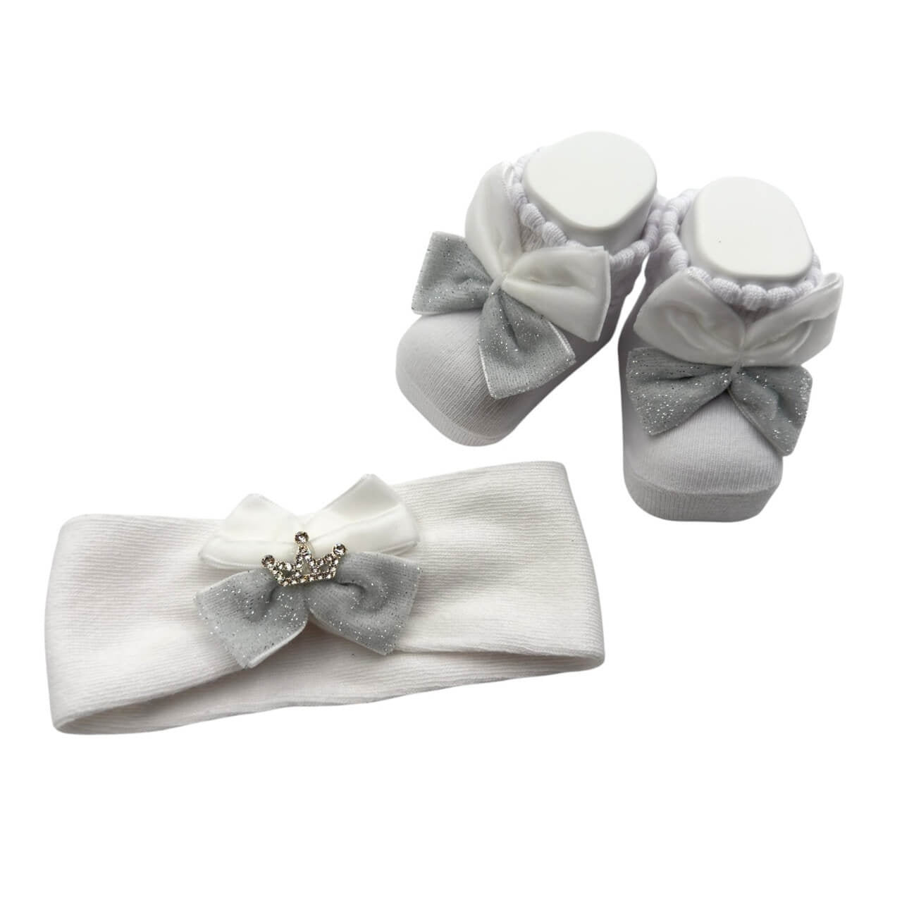 Set fascetta + scarpe in Caldo Cotone