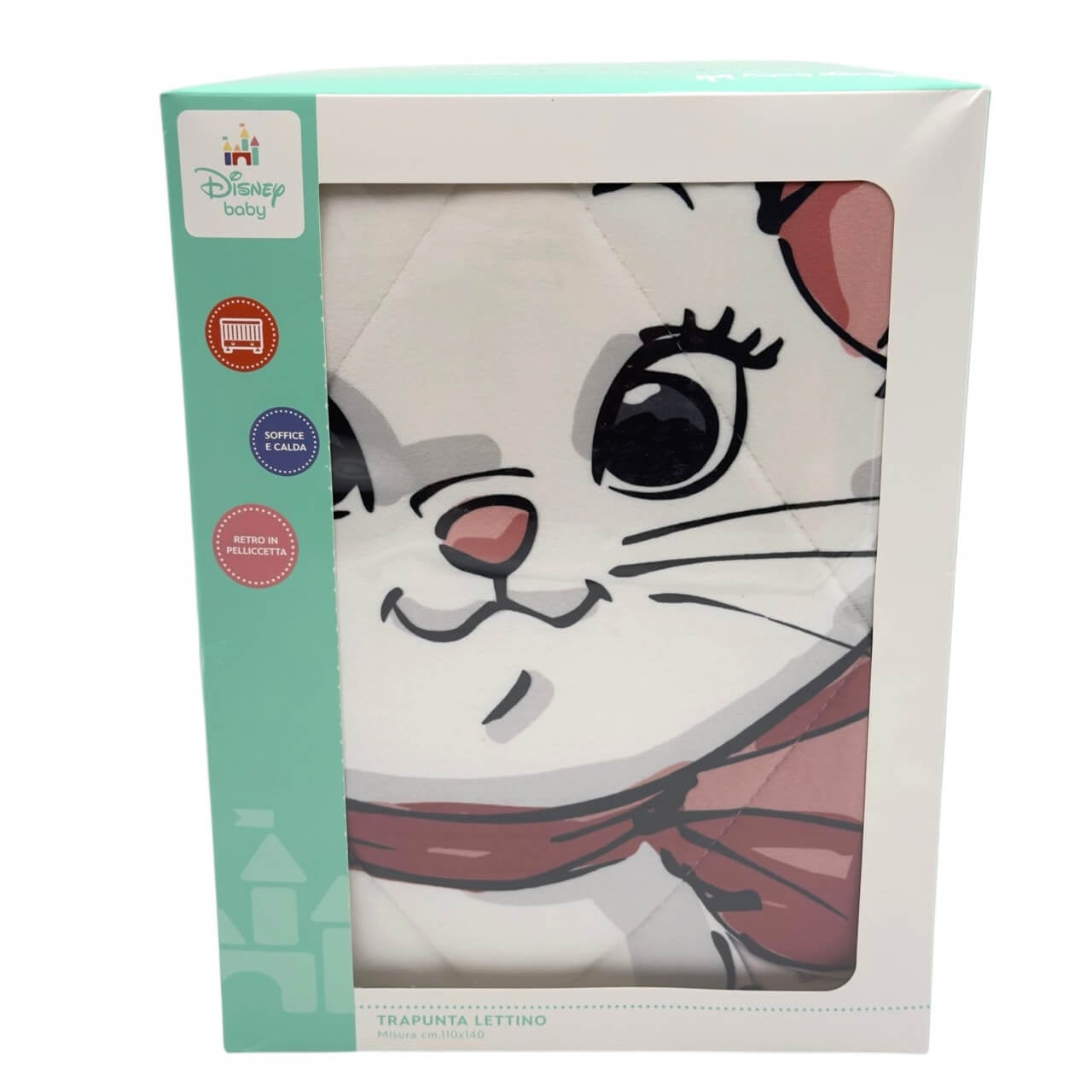 Trapunta Aristogatti Per Lettino/Culla 100x140cm Disney