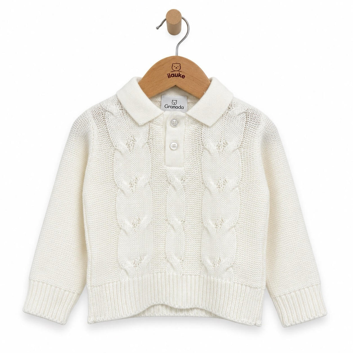 Maglione Neonato Collo Polo - Granada