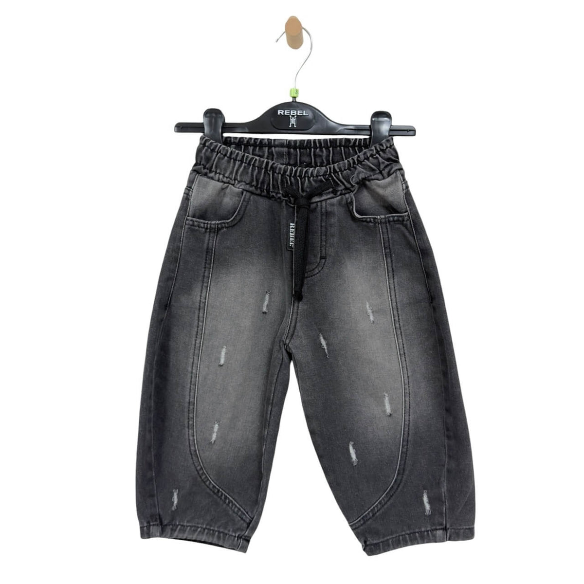 Jeans Nero Ballon - Rebel