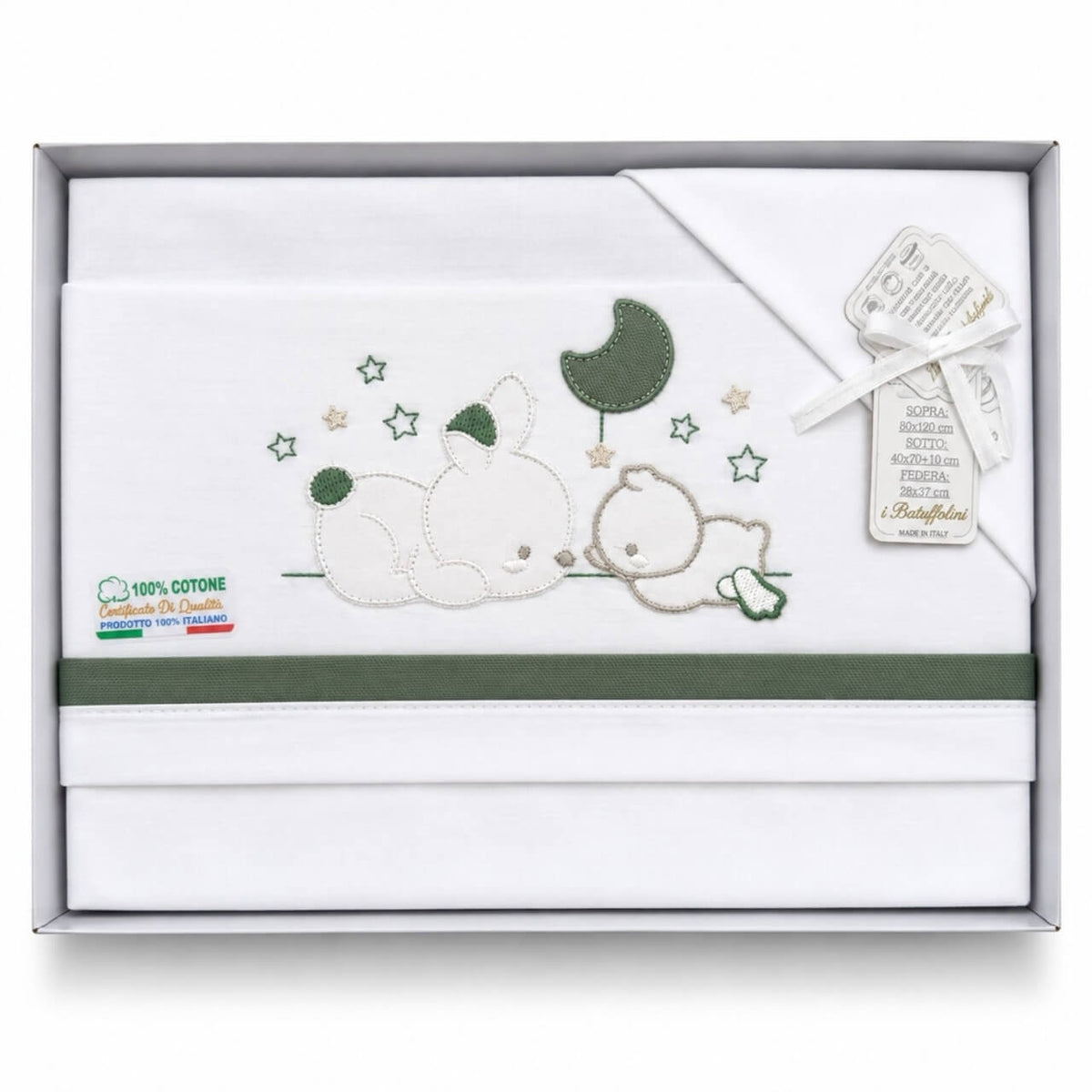 Completo Carrozzina Batuffolini 100% Cotone