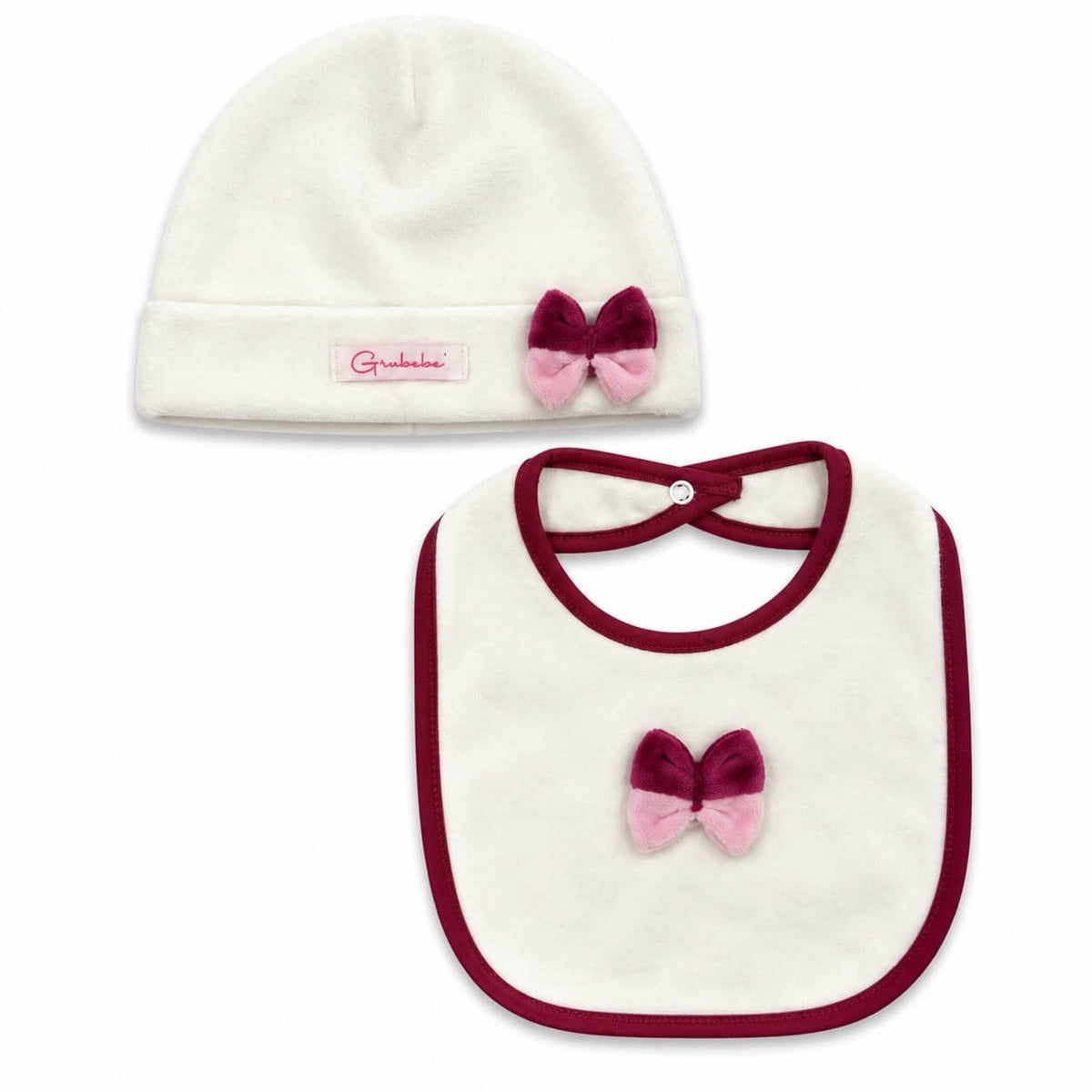 Set Cappello + Bavetta in ciniglia - Giubebe