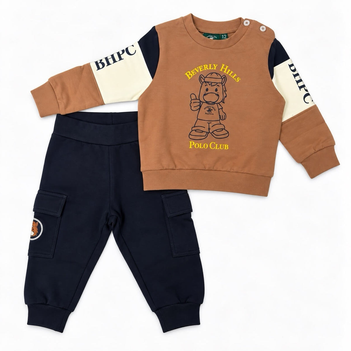 Tuta Felpata Neonato - Polo Beverly Hills