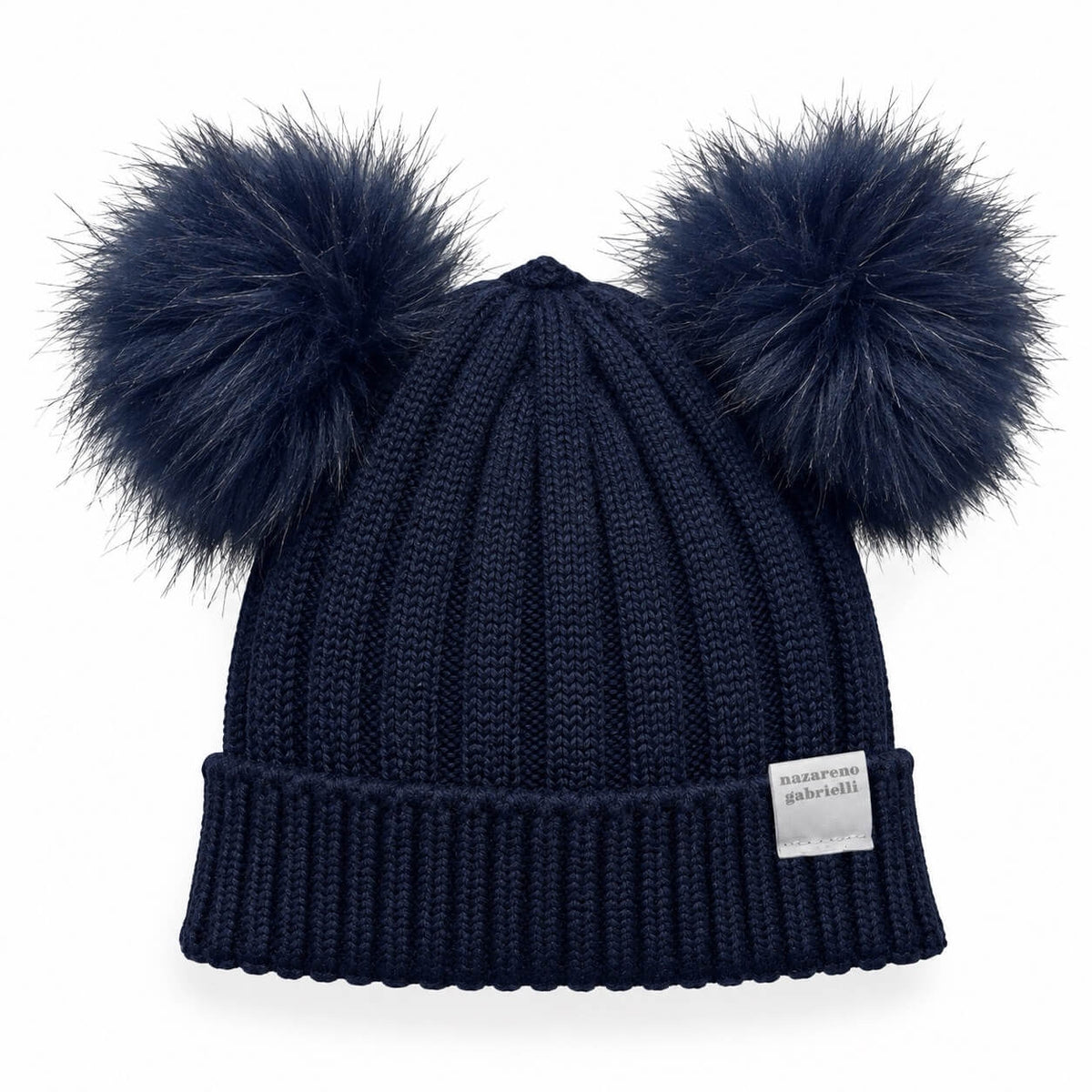 Cappello 2 PonPon in Misto Lana
