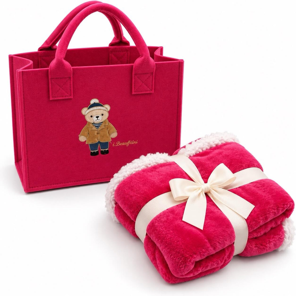 Set regalo Borsa con copertina Carrozzina in Coral  - Batuffolini