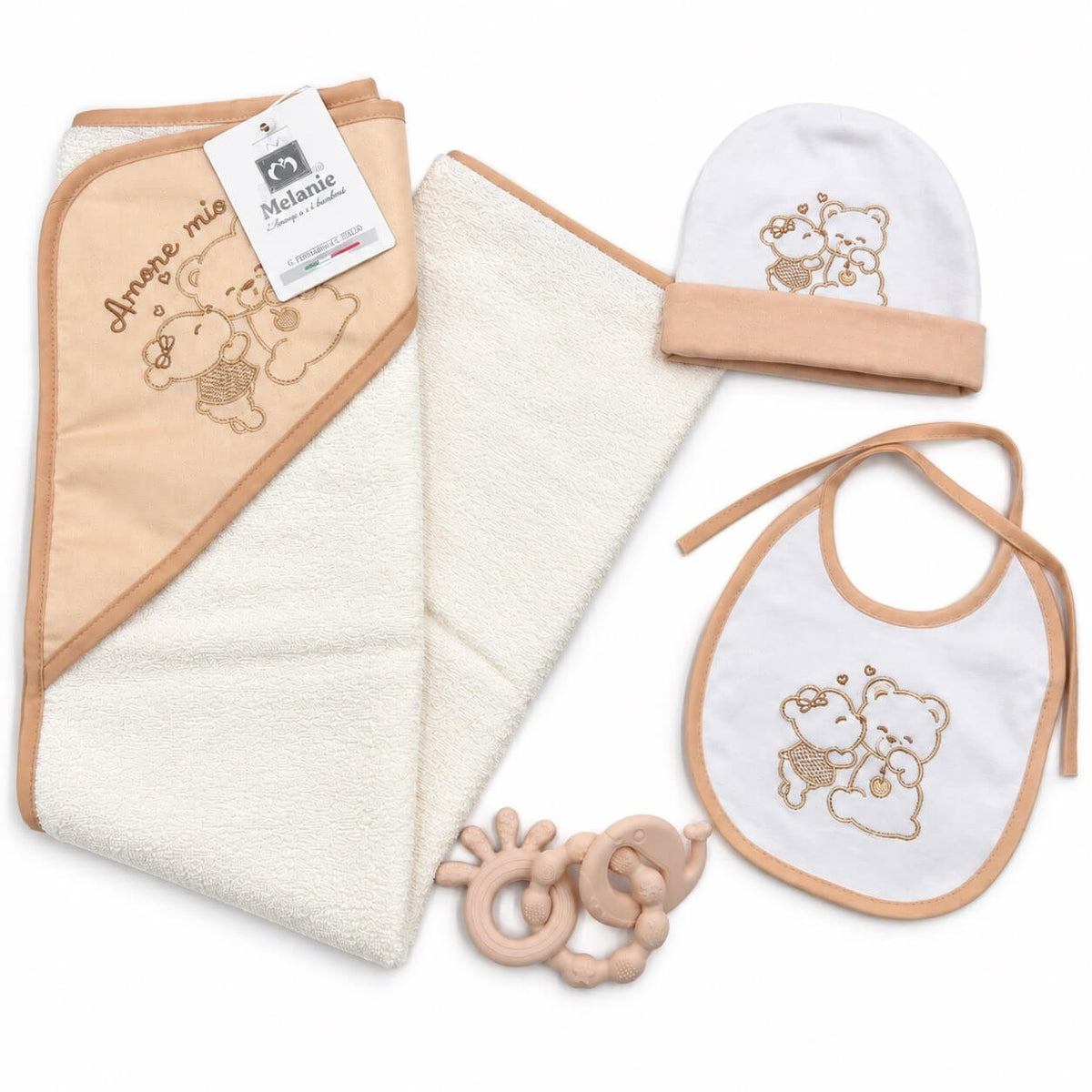 Set Nascita 4 Pezzi con Orsetti – Melanie