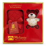 Plaid Passeggino Melanie Con Pupazzo 70x90 cm