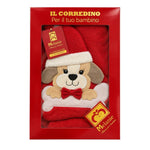 Coperta Rossa in Coral Per Carrozzina - Melanie