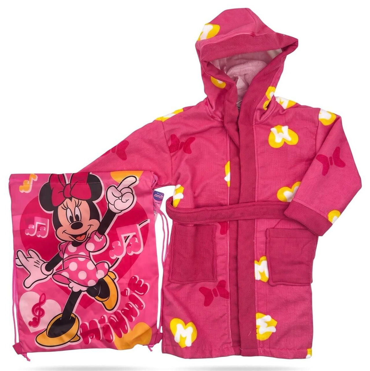 Accappatoio Microspugna + Sacca Minnie