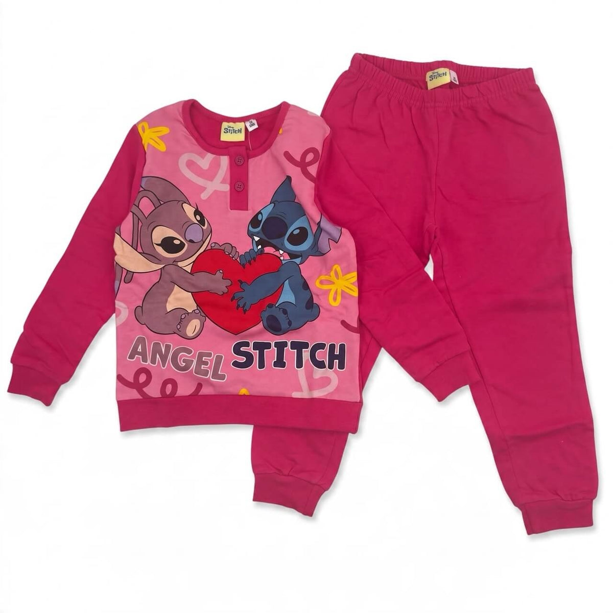 Pigiama Felpato Stitch Bimba
