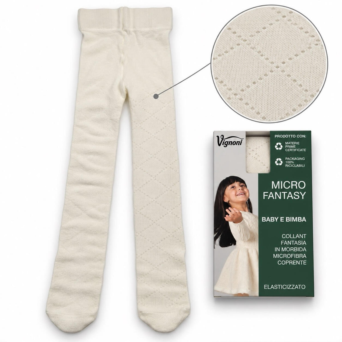 Collant Bimba Vignoni Microfibra 200 - Pavia