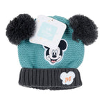 Cappello Bambino in Maglia con Doppio Pompon – Disney Mickey Mouse