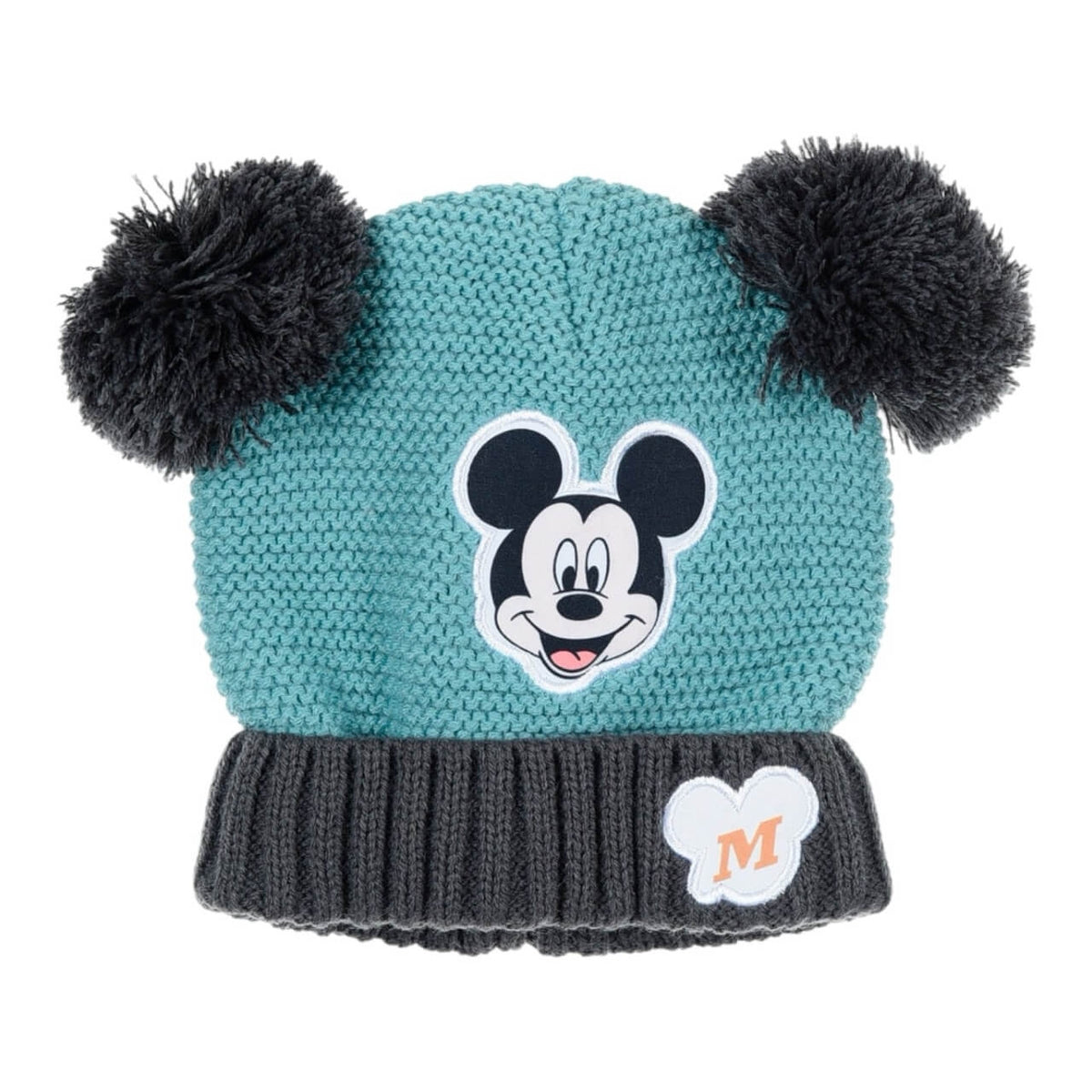 Cappello Bambino in Maglia con Doppio Pompon – Disney Mickey Mouse