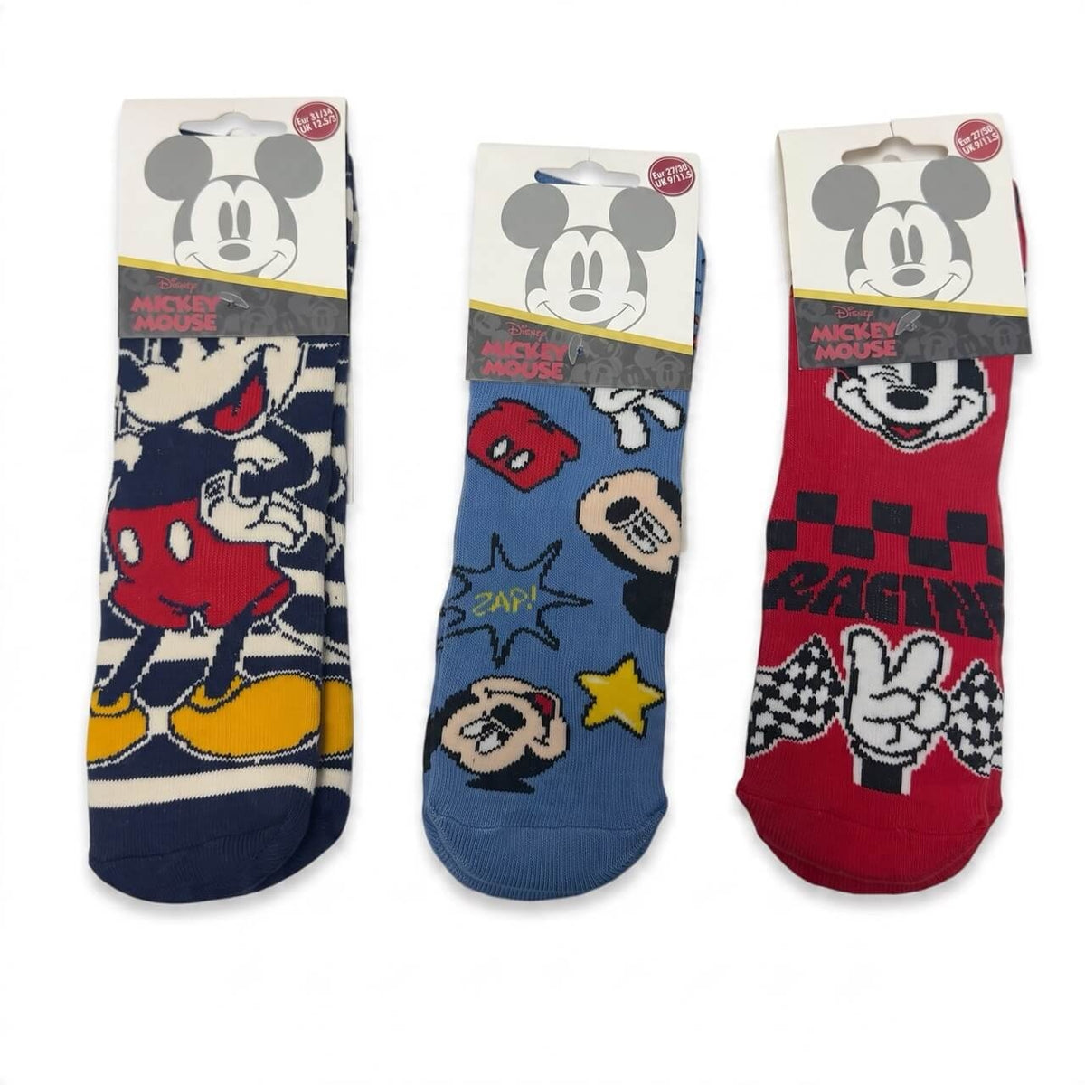 3 Coppie di Calzini Antiscivolo Bambino – Disney Mickey Mouse