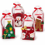Set Regalo Natale Neonato con Accappatoio Triangolo