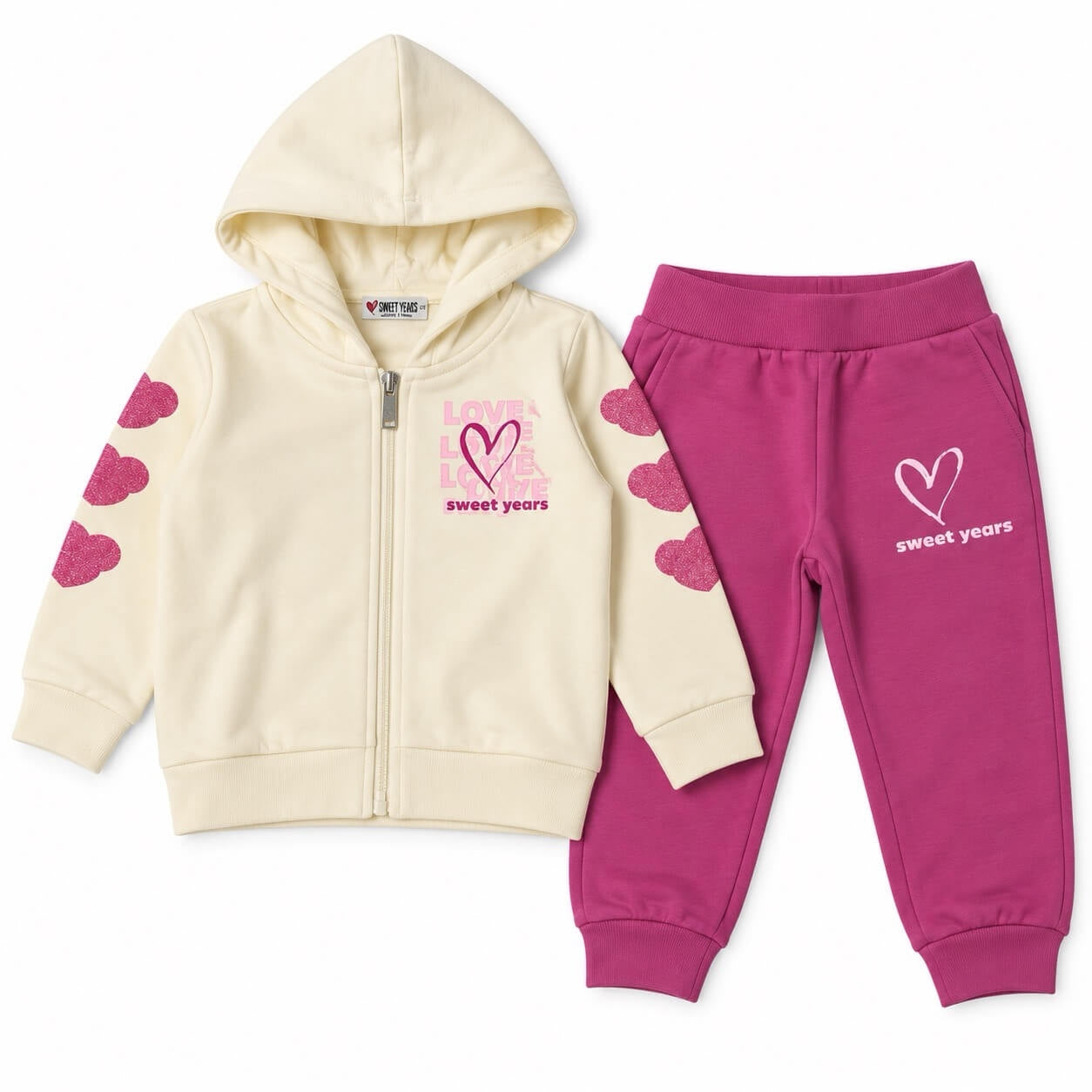 Tuta Felpata Neonata - Sweet Years