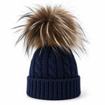 Cappello in Misto Lana PopPon in Volpe
