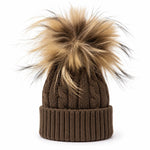 Cappello in Misto Lana PopPon in Volpe