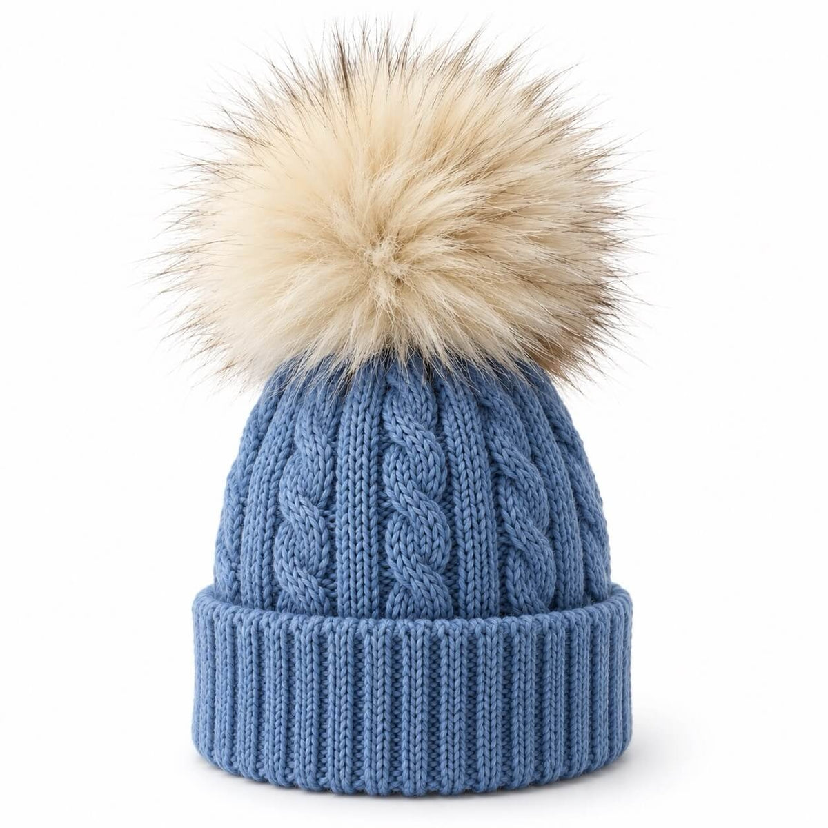 Cappello in Misto Lana PopPon in Volpe
