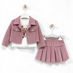 Completo Bimba 3 Pezzi Effetto Velluto a Coste – DFY