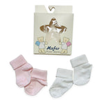 2 Calzini Cotone 0/3 Mesi - Mstore016