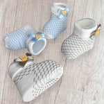 2 Calzini Con Applicazione Cotone Melanie - Mstore016