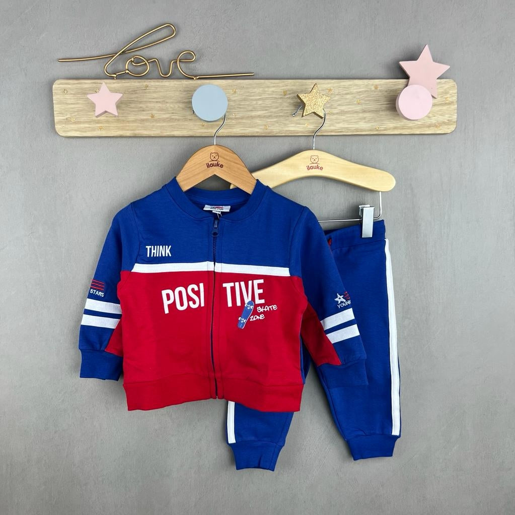 Tuta In Cotone Neonato Young Stars - Mstore016