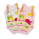 2 Body Canotta 100% Cotone Pastello 3 colori - Mstore016 - Body Intimi - Pastello