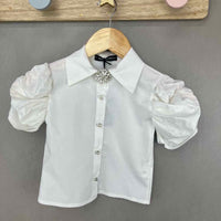 Camicia Bimba Con Manica a Sbuffo - Mstore016