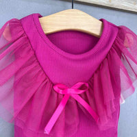 Maglia Con Fiocco e Tulle - Mstore016