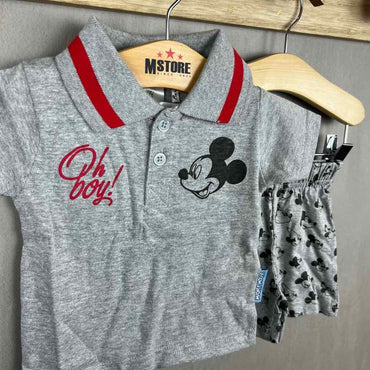 Completo Disney Mickey Mouse 100% Cotone - Mstore016