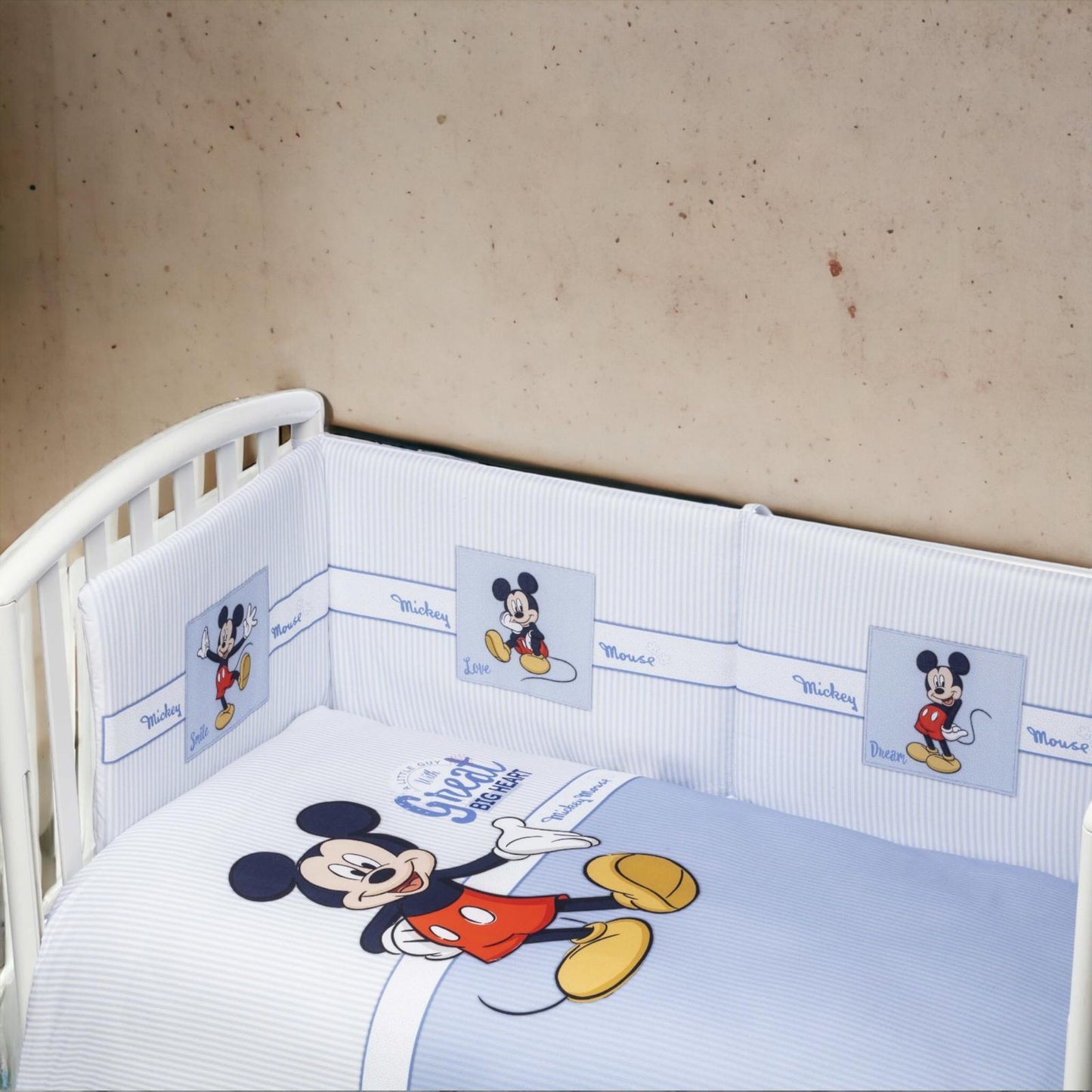 Completo trapunta lettino con paracolpi Disney - Mstore016