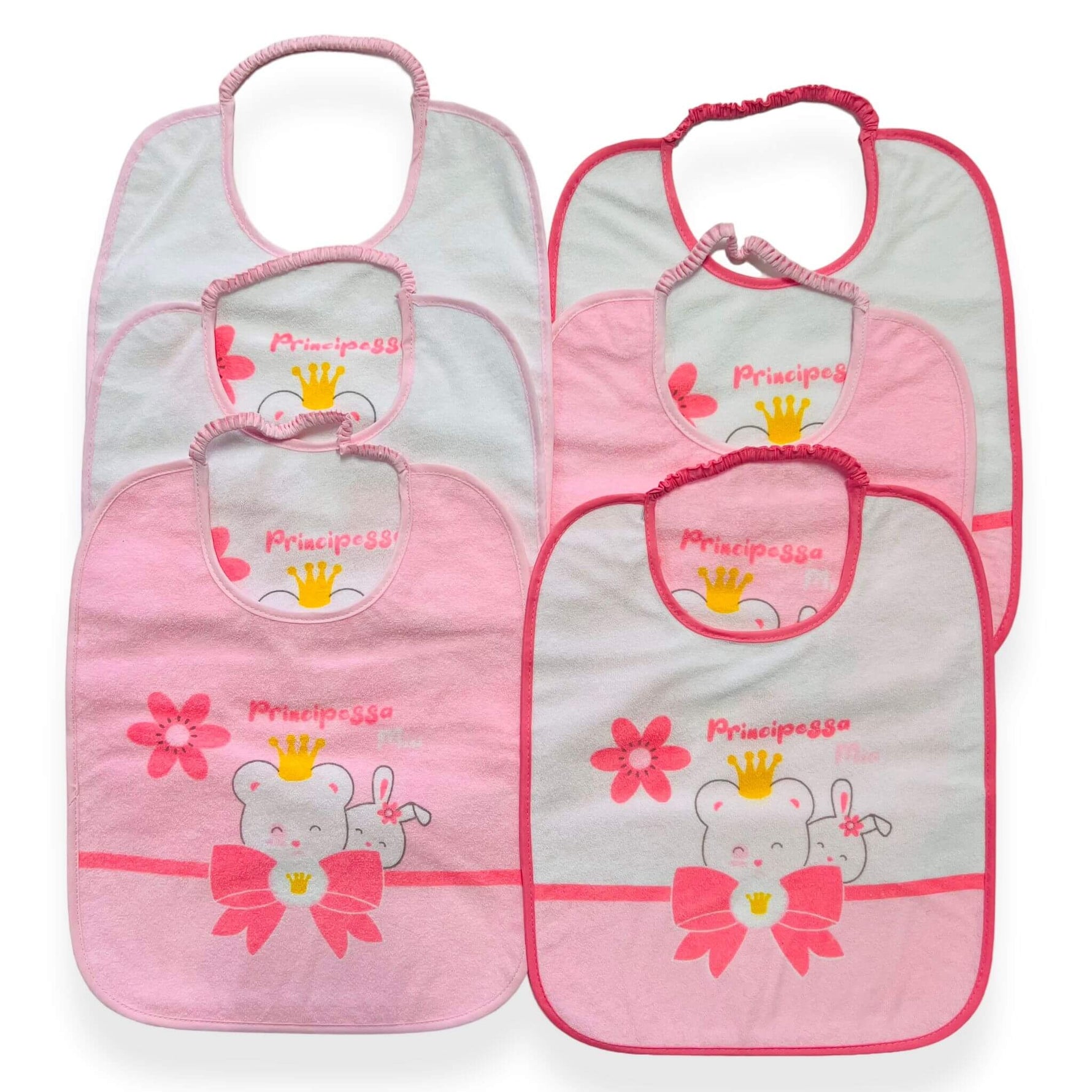 6 Bavette retro spugna Melanie