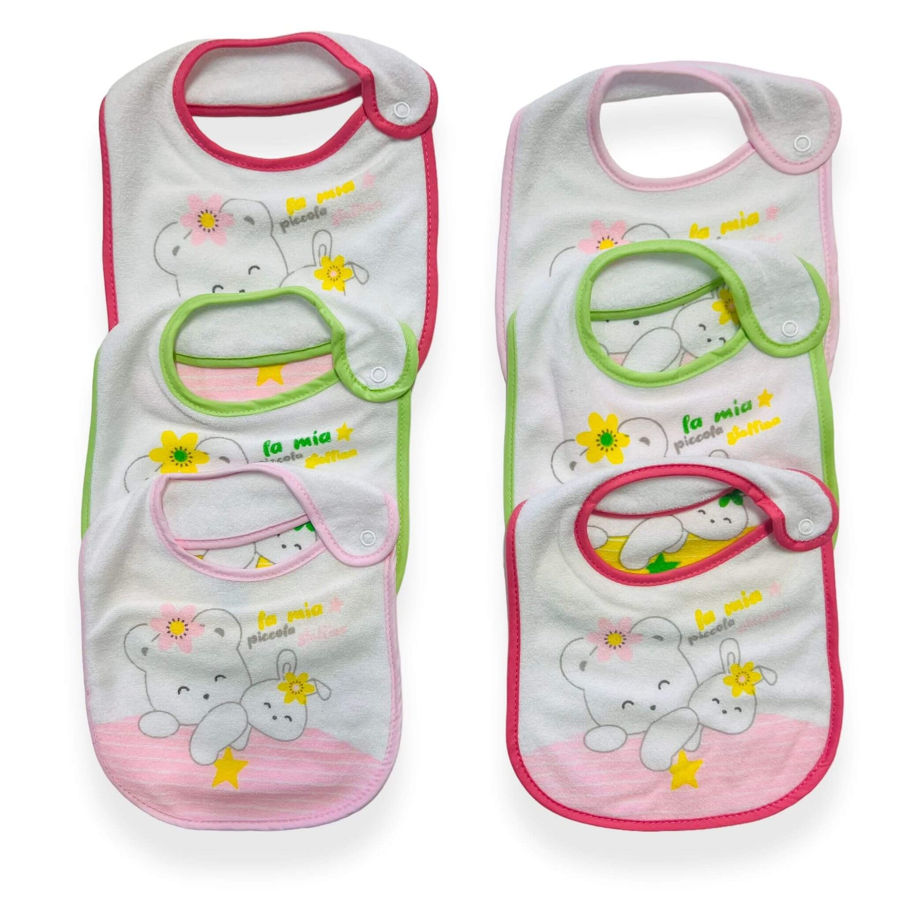 6 Bavette Spugna retro plastificato Melanie