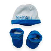 Set Cappello + Scarpine in ciniglia SSC Napoli 0/3 mesi