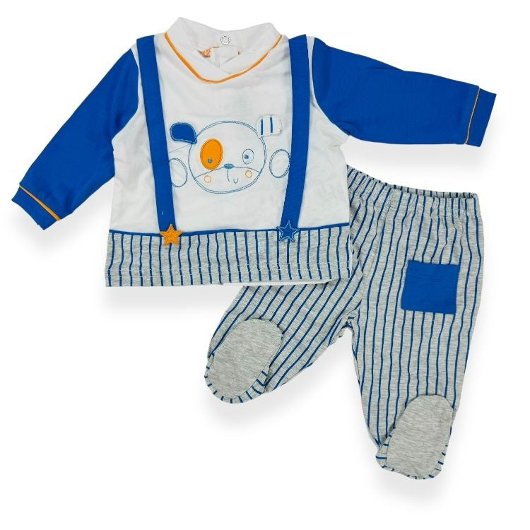 Tutina Clinica 2 pezzi Cotone Bidibimbo