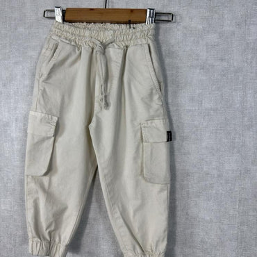 Pantalone In Cotone Cargo Bimbo