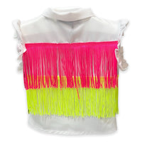 Camicia Con Balze Fluo Neonata - Mstore016 - Camicia neonata - Granada