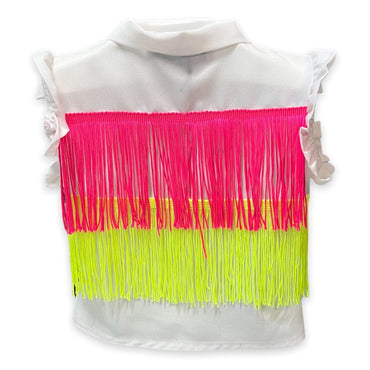 Camicia Con Balze Fluo Neonata - Mstore016 - Camicia neonata - Granada