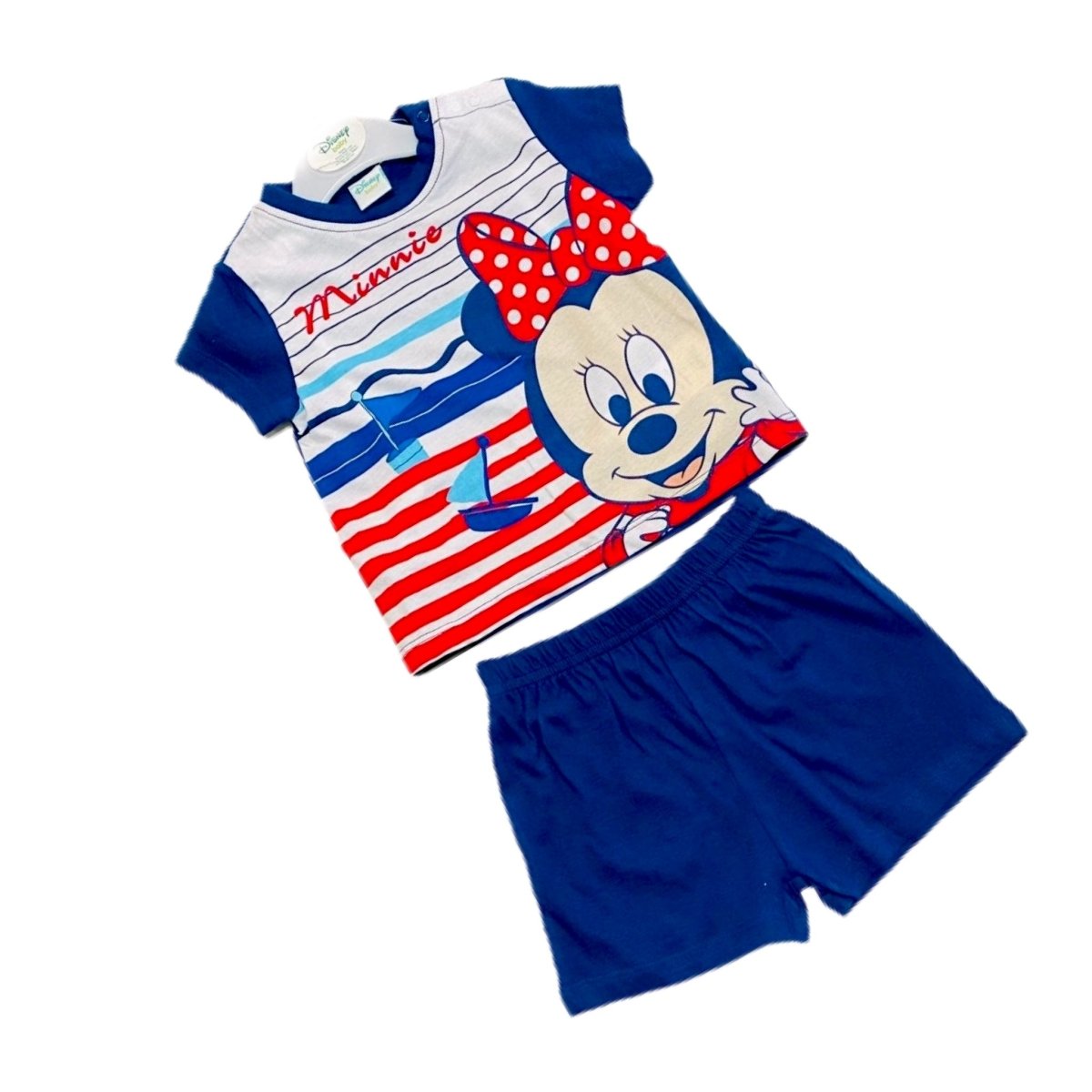Completo Disney Minnie - Mstore016 - T-shirt 12/36 mesi bimba - Disney