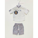 Completo in Lino Neonato - Mstore016