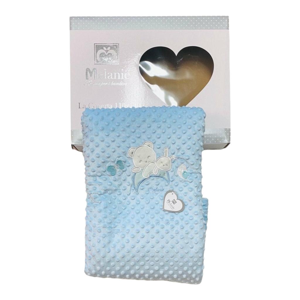 Copertina in Coral Melanie per passeggino - Mstore016 - Copertina in Lana - Melanie