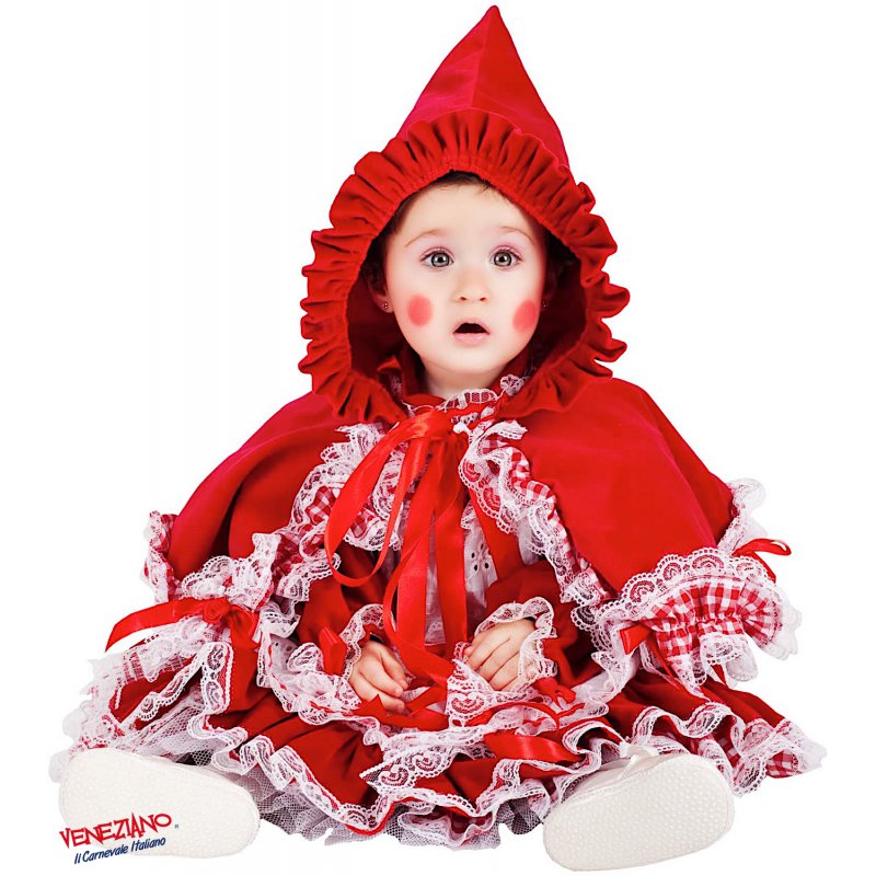 Costume Principessa Bambina 6-12 primi Mesi Vestito Carnevale