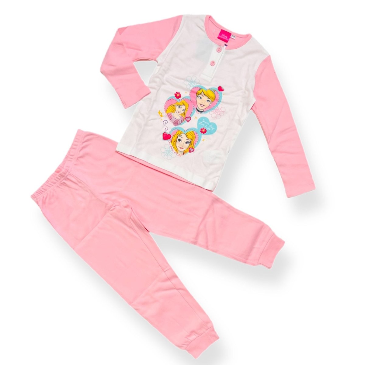 Pigiama in Caldo Cotone Disney Principesse - Mstore016 - Pigiama Bimba - Disney