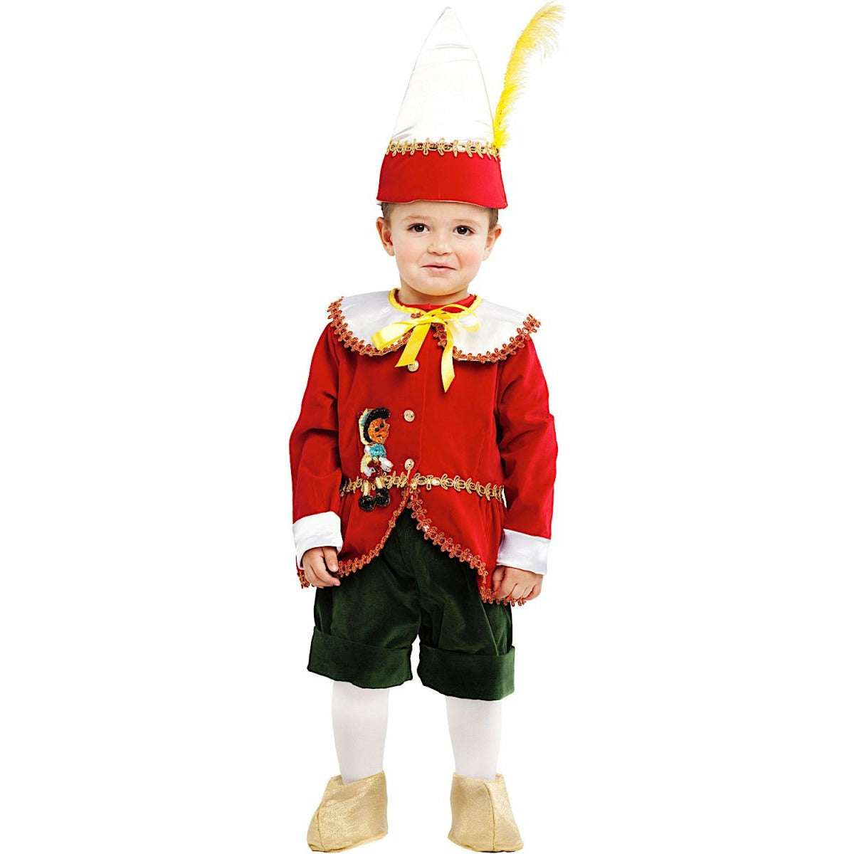 Pinocchio Burattino Lusso - Mstore016 - Carnevale neonato - Veneziano